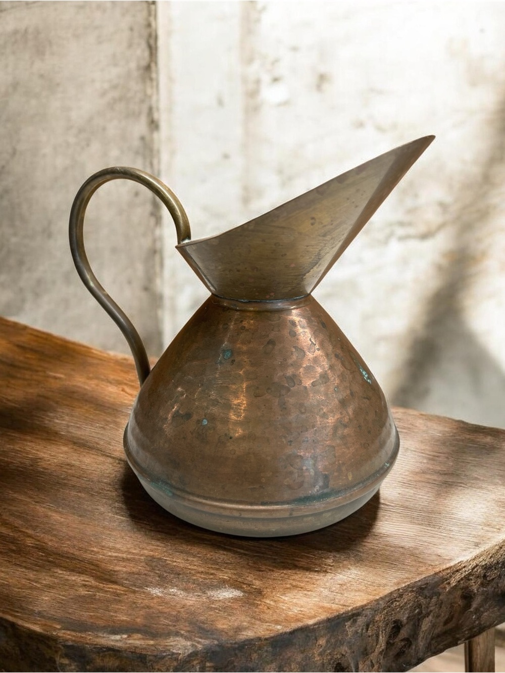 Vintage Dutch Copper & Brass Watering Can Made in Holland 1960's Rustic